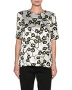 Printed Short-sleeve Top