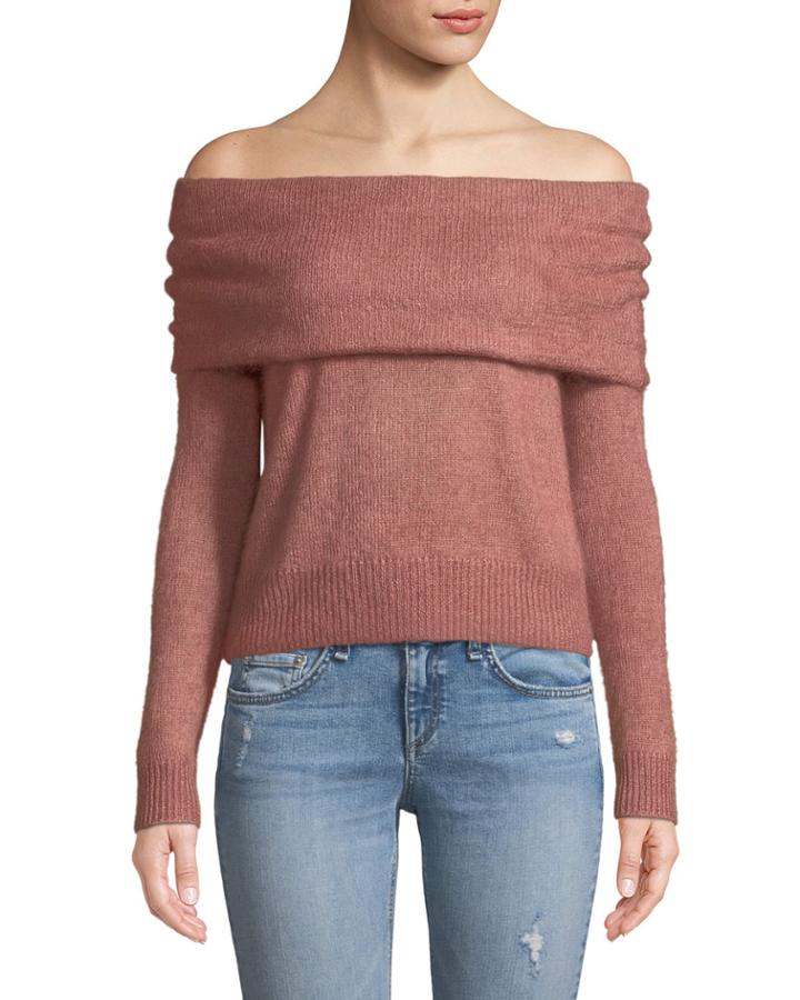 Mimi Off-the-shoulder Cropped