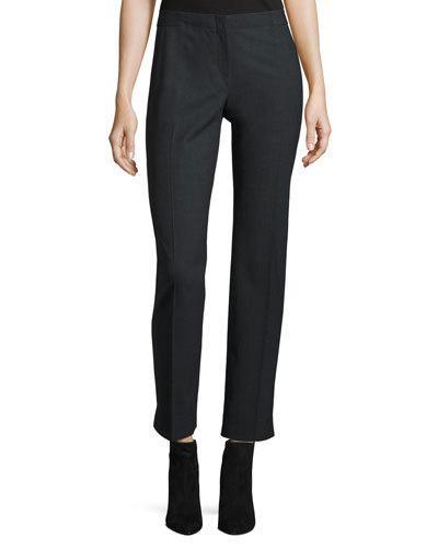 Slim-leg Ankle Pants,