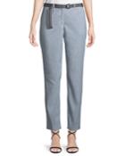 Striped Belted Pants