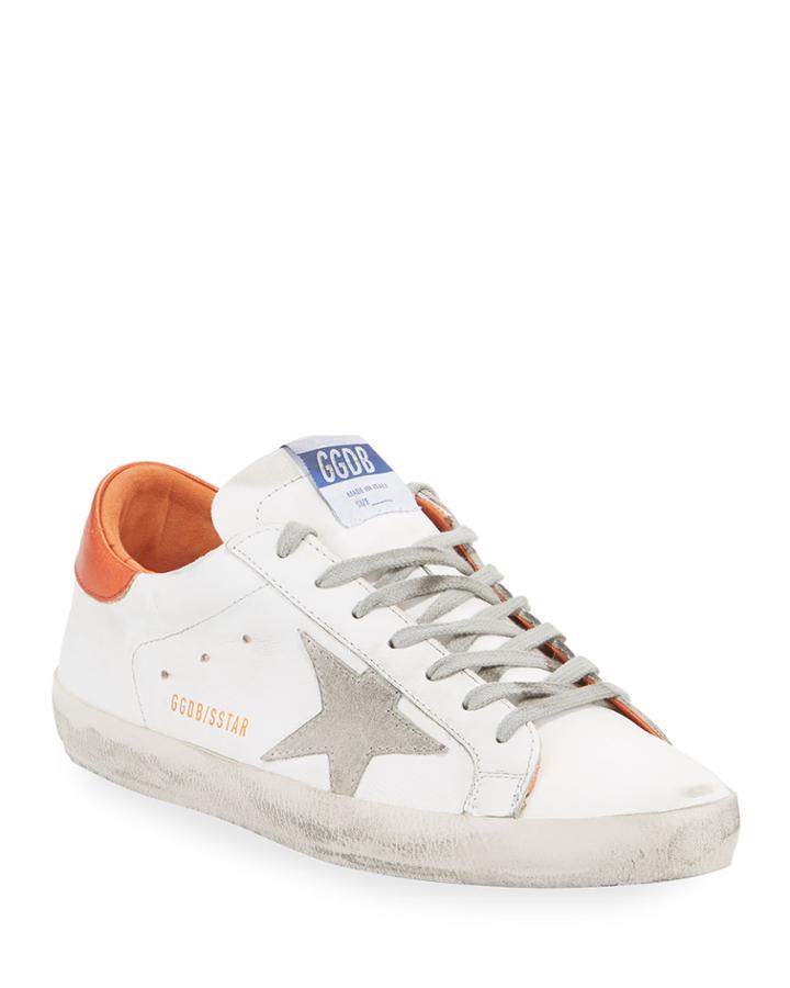 Metallic Superstar Leather Low-top