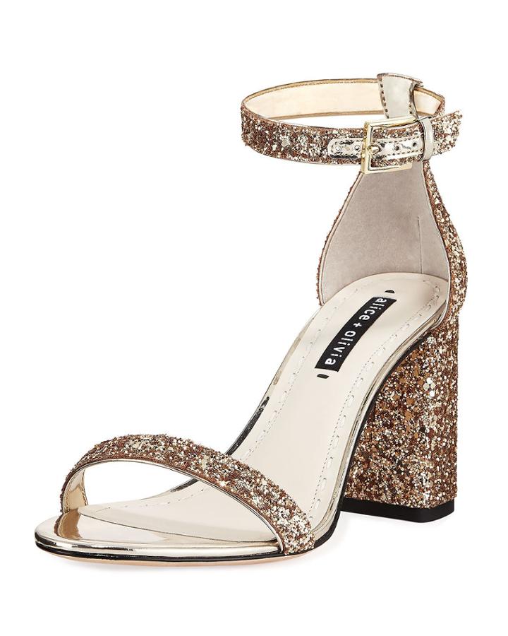 Lillian Glitter Block-heel