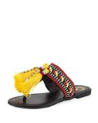 Bella Embroidered Flat