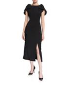 Galina Crepe Tulip Sleeve
