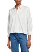 The Emmy Button-down Long-sleeve Blouse