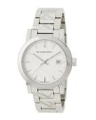 34mm The City Stainless Steel Bracelet Watch, White