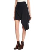 Draped Sable High-low