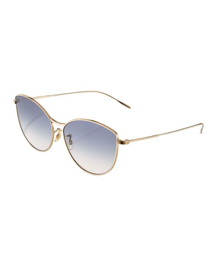 Rayette Oversized Metal Cat-eye