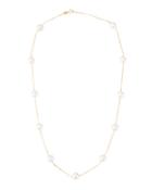 14k Freshwater Pearl Station Necklace,