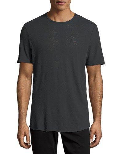 Raw-hem Crewneck T-shirt