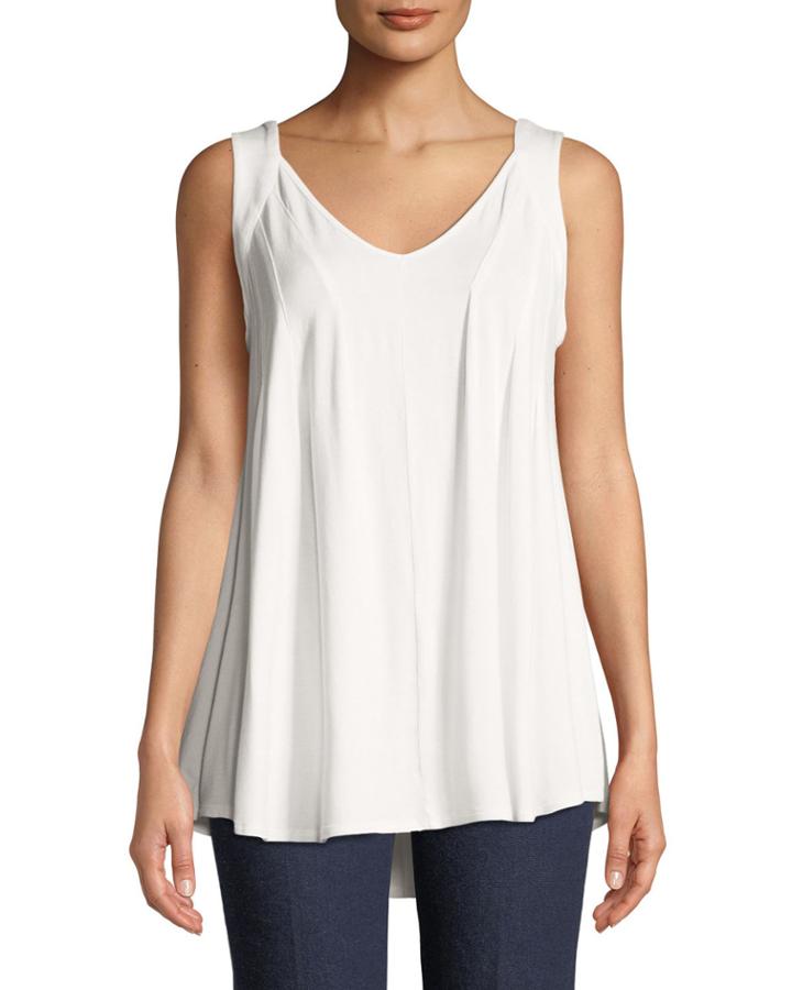 Draped Scoop-neck Tank