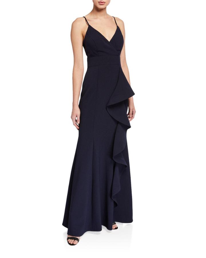 Cascade Ruffle Gown