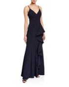 Cascade Ruffle Gown