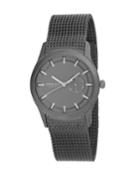 Men's Agerso Quartz Grey Stainless Steel Bracelet Watch