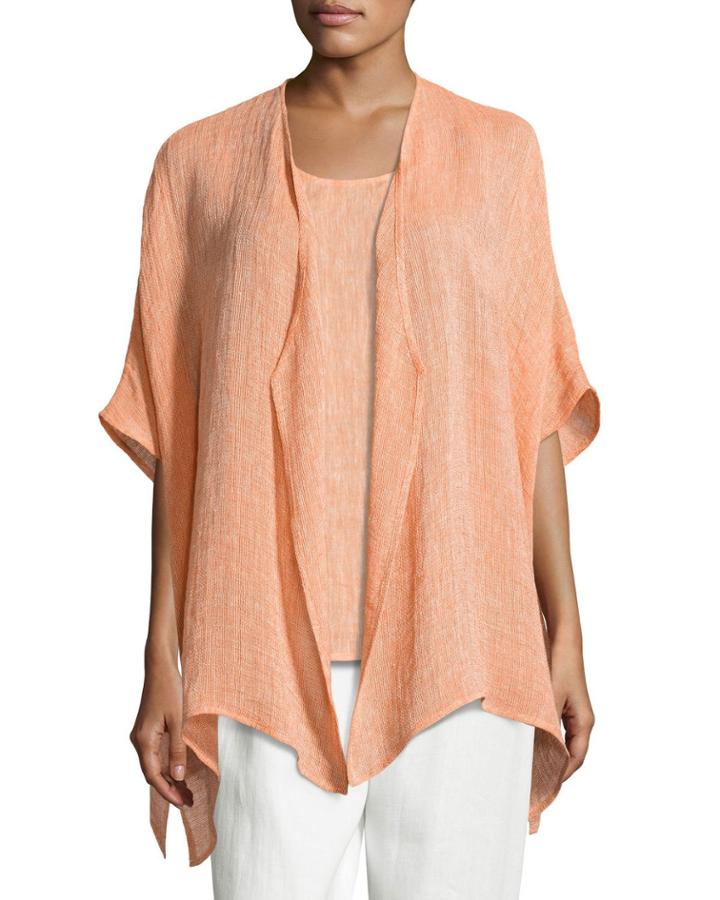 Gauze Easy-fit Cardigan