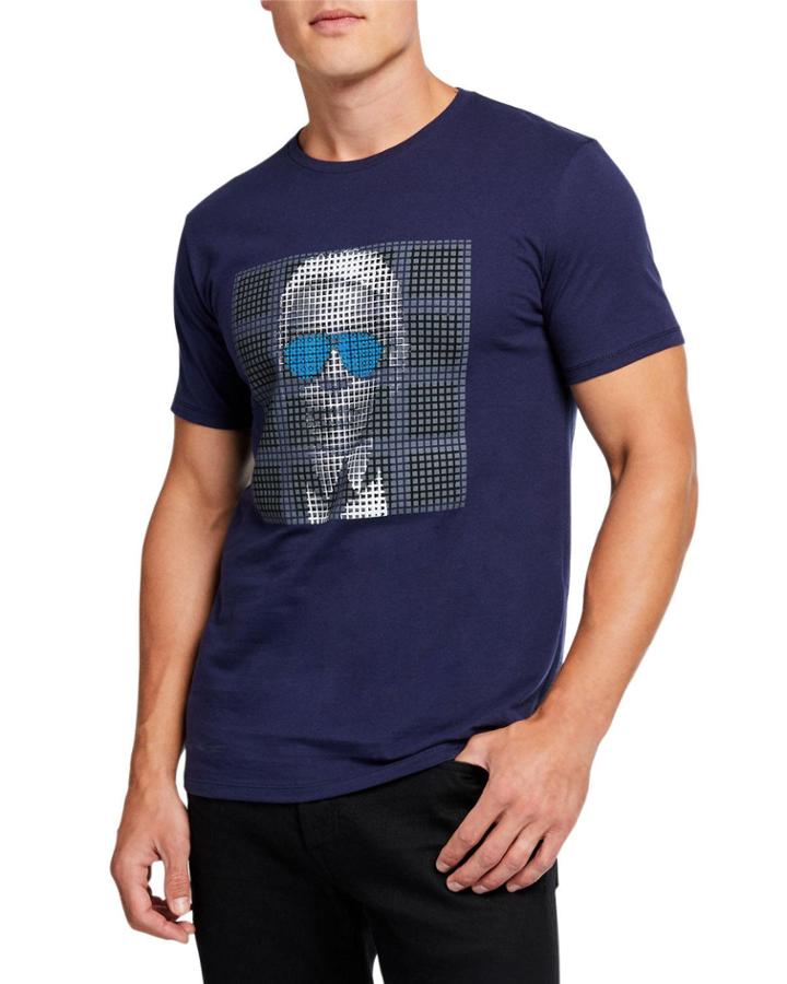 Men's Screen-print Foil T-shirt