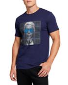 Men's Screen-print Foil T-shirt
