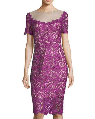 Illusion-neck Lace