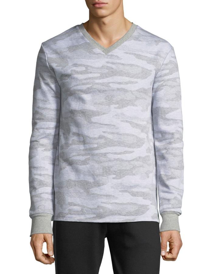 Men's Camo V-neck