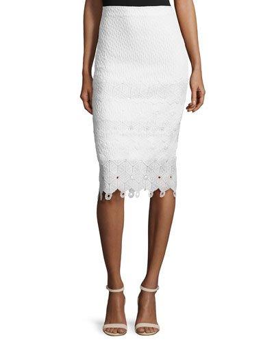 Textured Lace-trim Pencil