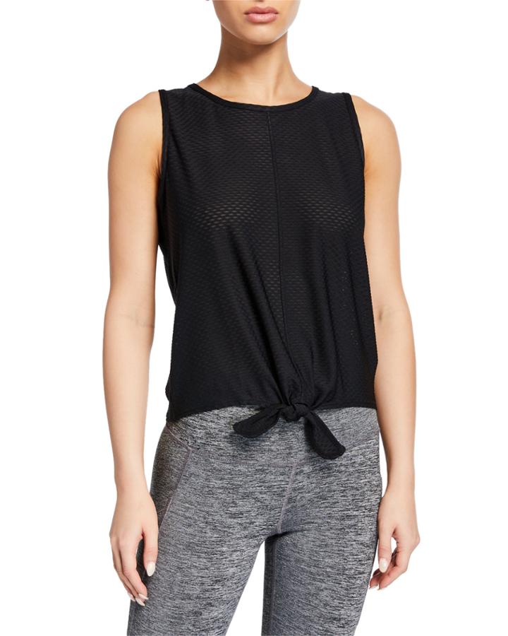 Mesh Tie-front Tank