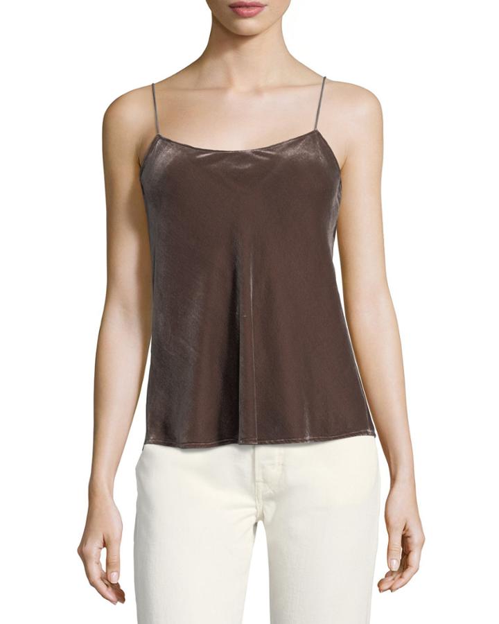 Velvet Camisole Top
