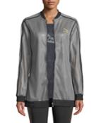 T7 Zip-front Mesh Track Jacket
