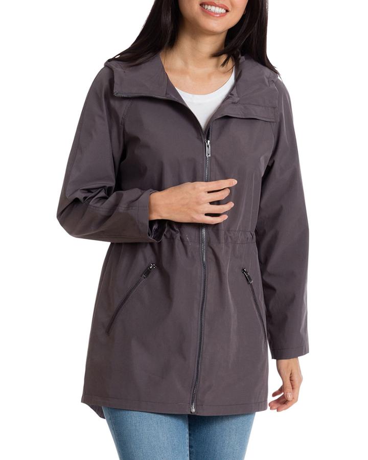 Hooded Raglan Rain Anorak