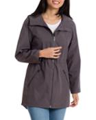 Hooded Raglan Rain Anorak