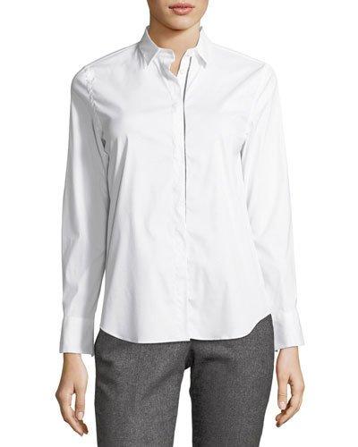 Monili Bead-trim Button-front