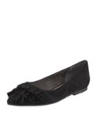 Downstage Ruffle Ballet Flats