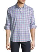 Men's Regular-fit Twill Checkered