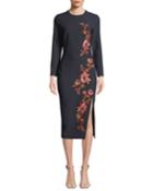 Lexi Embroidered Floral Cocktail Dress