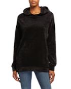 Oversized Velour Hoodie