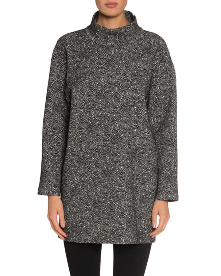 Spider Floral Jacquard Tunic