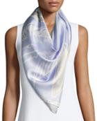 Silk Satin Square Feather