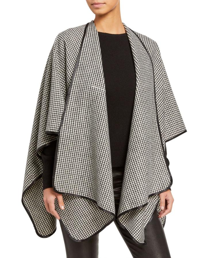 Houndstooth Ruana