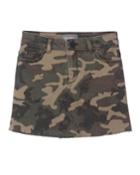 Girl's Jenny Denim Camo Skirt,