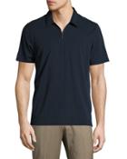 Short-sleeve Half-zip Polo