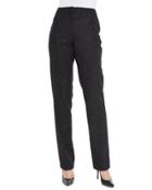 Snowflake Classic Straight-leg Pants, Black