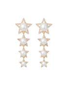 Pearly Star-dangle Earrings