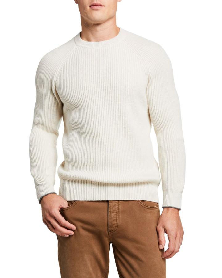 Men's English Rib Crewneck