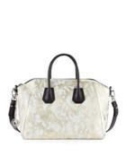 Willow 3 Camouflage-print Leather Tote Bag, Gold Camo
