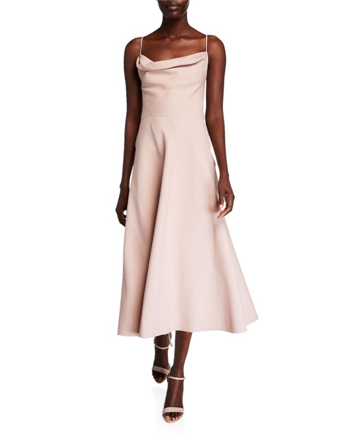 Long Wool/silk Dress