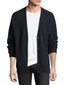 Wool-cashmere V-neck Cardigan
