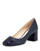 Dawna Grand Cap-toe Pump, Blue