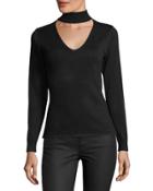 Cutout V-neck