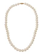 14k White Freshwater Pearl Necklace,