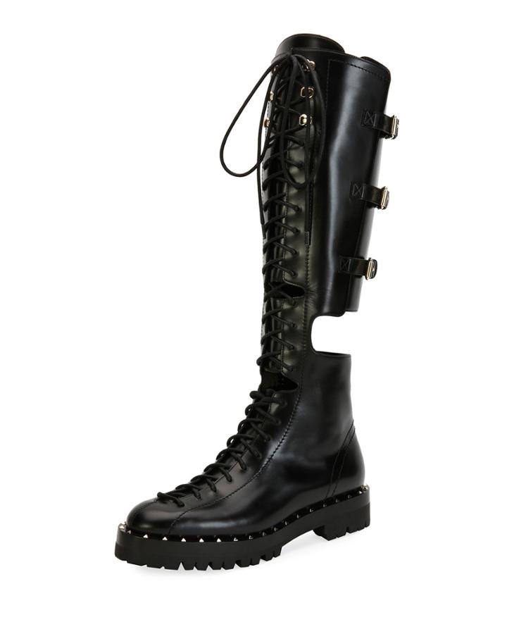 Soul Rockstud Split Knee-high Boot