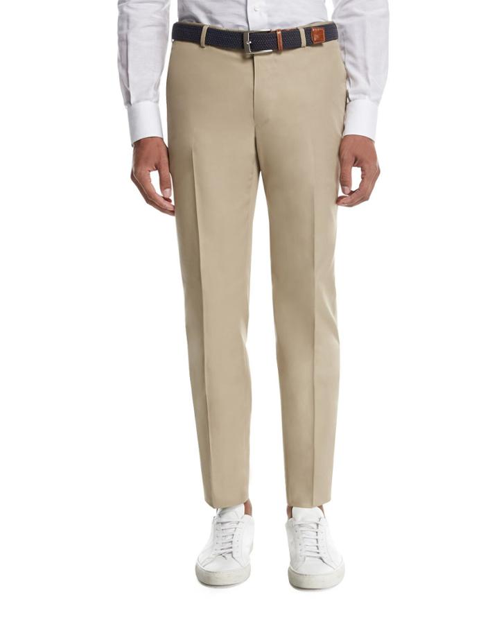Sanita Cotton Trousers, Khaki